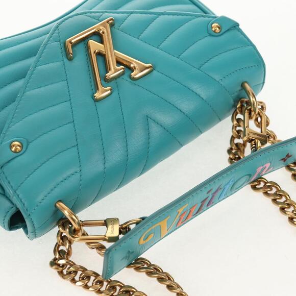 LOUIS VUITTON New Wave PM Heart bag Bag Turquoise Blue M51936 LV Auth 157113M - Picture 6 of 16
